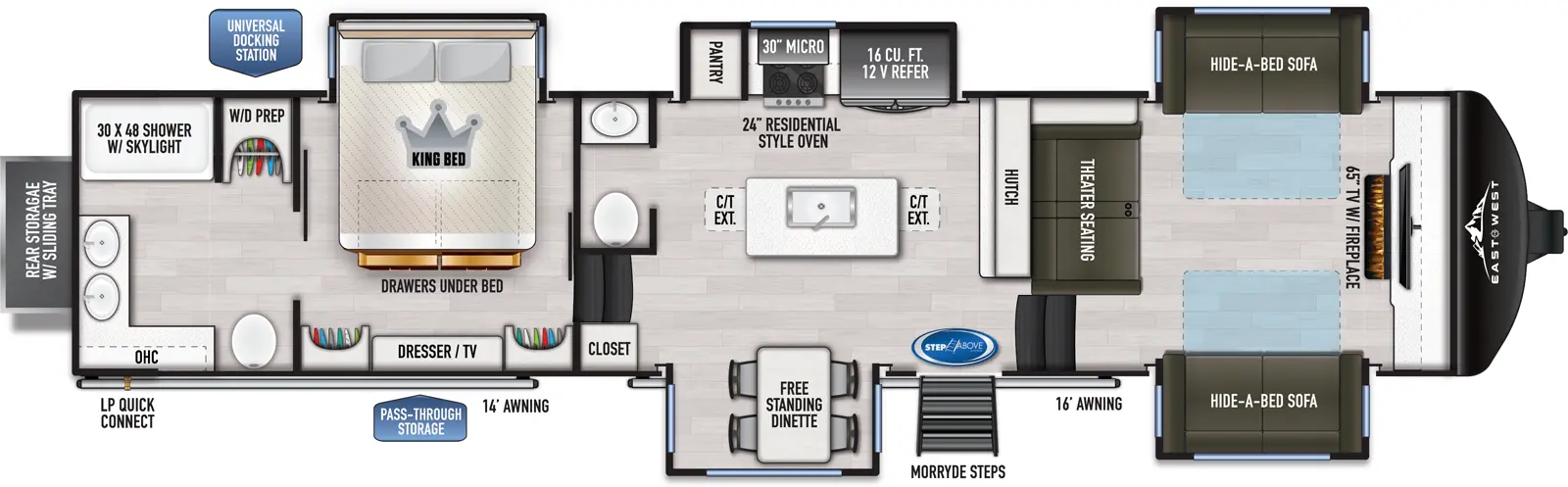 Ahara 380FL Floorplan